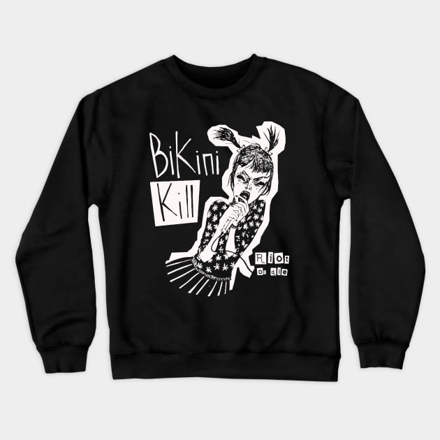 Riot Or Die Crewneck Sweatshirt by UGLY BLACK SHEEP